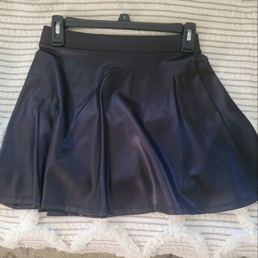 Mini Faux leather skirt